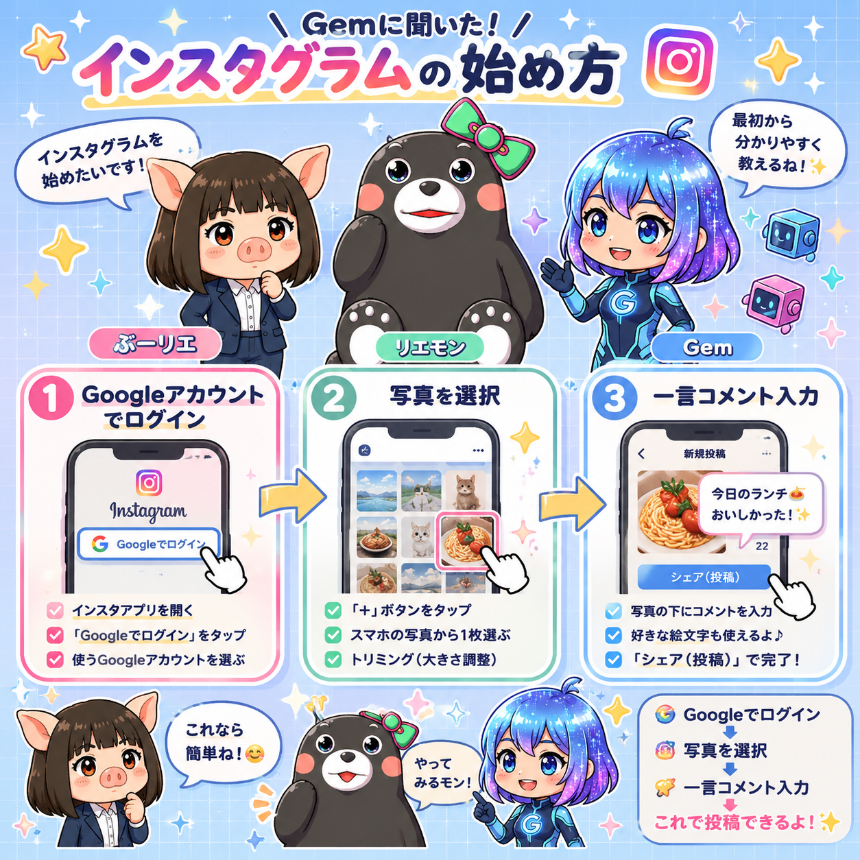 Gem先生のインスタ講座